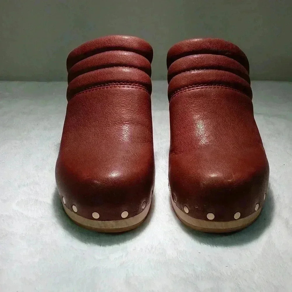PAIGE Robbie Studded Leather Clog